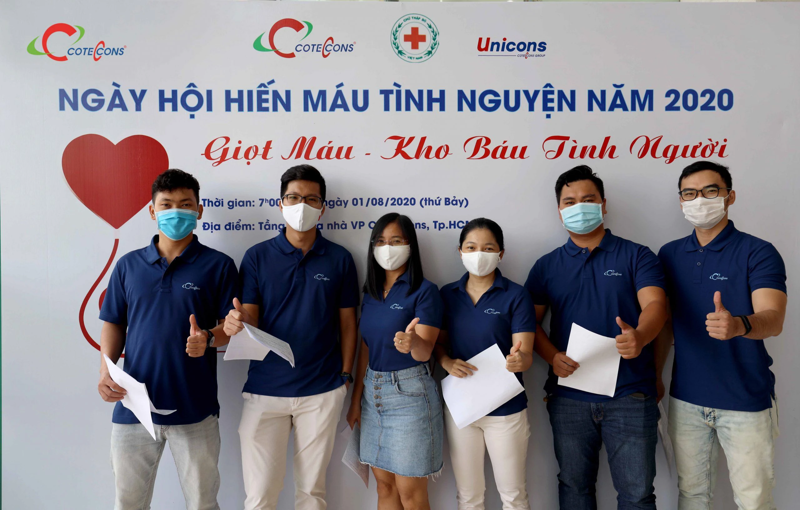 Coteccons tổ chức phong trào hiến máu tình nguyện năm 2020