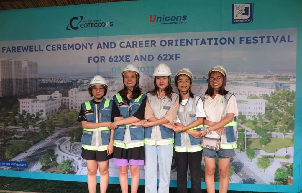 COTECCONS RECRUITMENT BOOTH ATTRACTS STUDENTS AT HANOI CONSTRUCTION UNIVERSITY